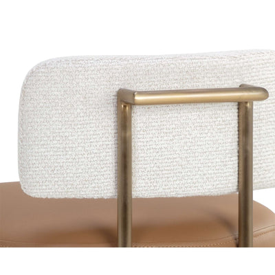 Larissa Barstool - Napa Cognac / Rhea Light Barley