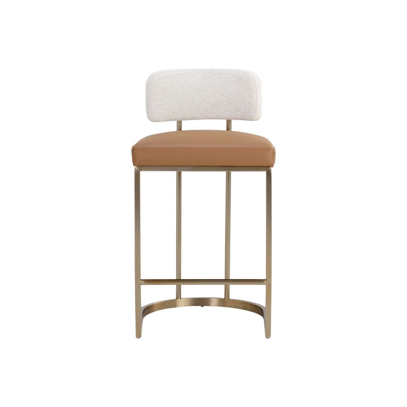 Larissa Counter Stool - Napa Cognac / Rhea Light Barley