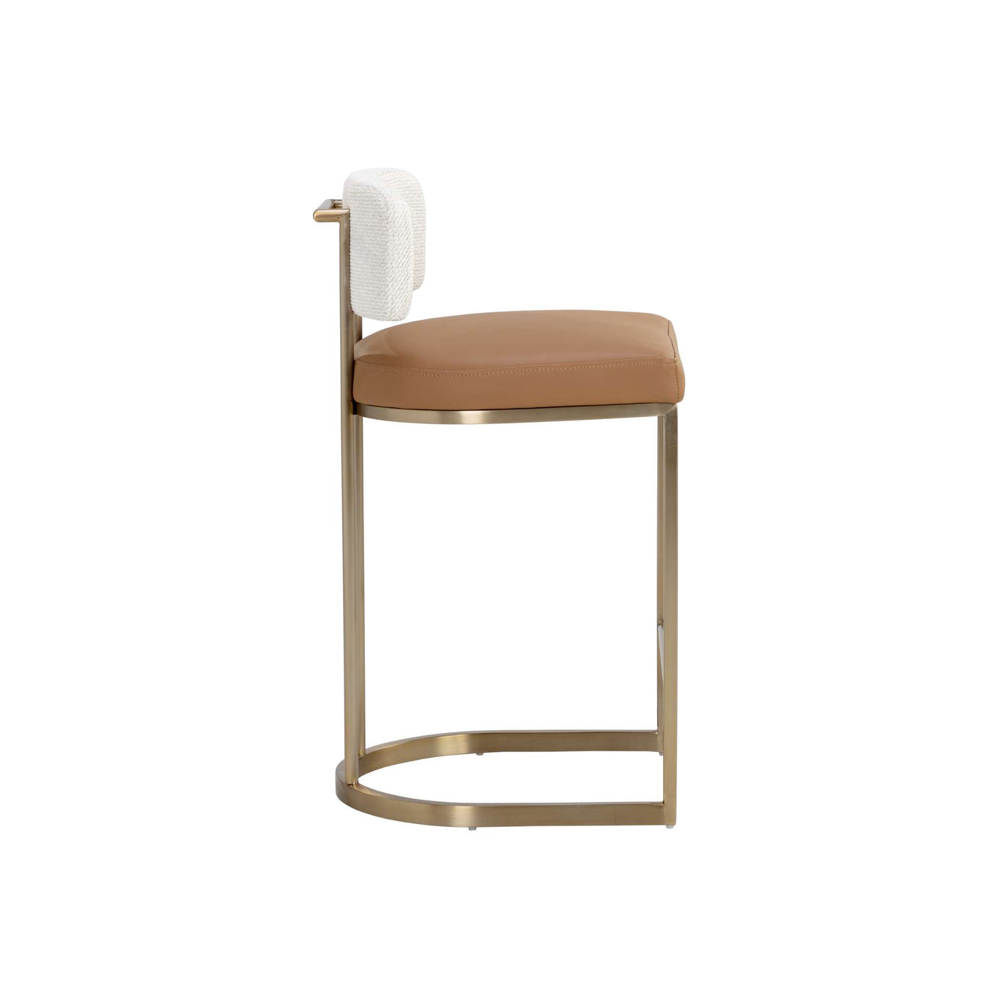 LARISSA COUNTER STOOL - NAPA COGNAC / RHEA LIGHT BARLEY