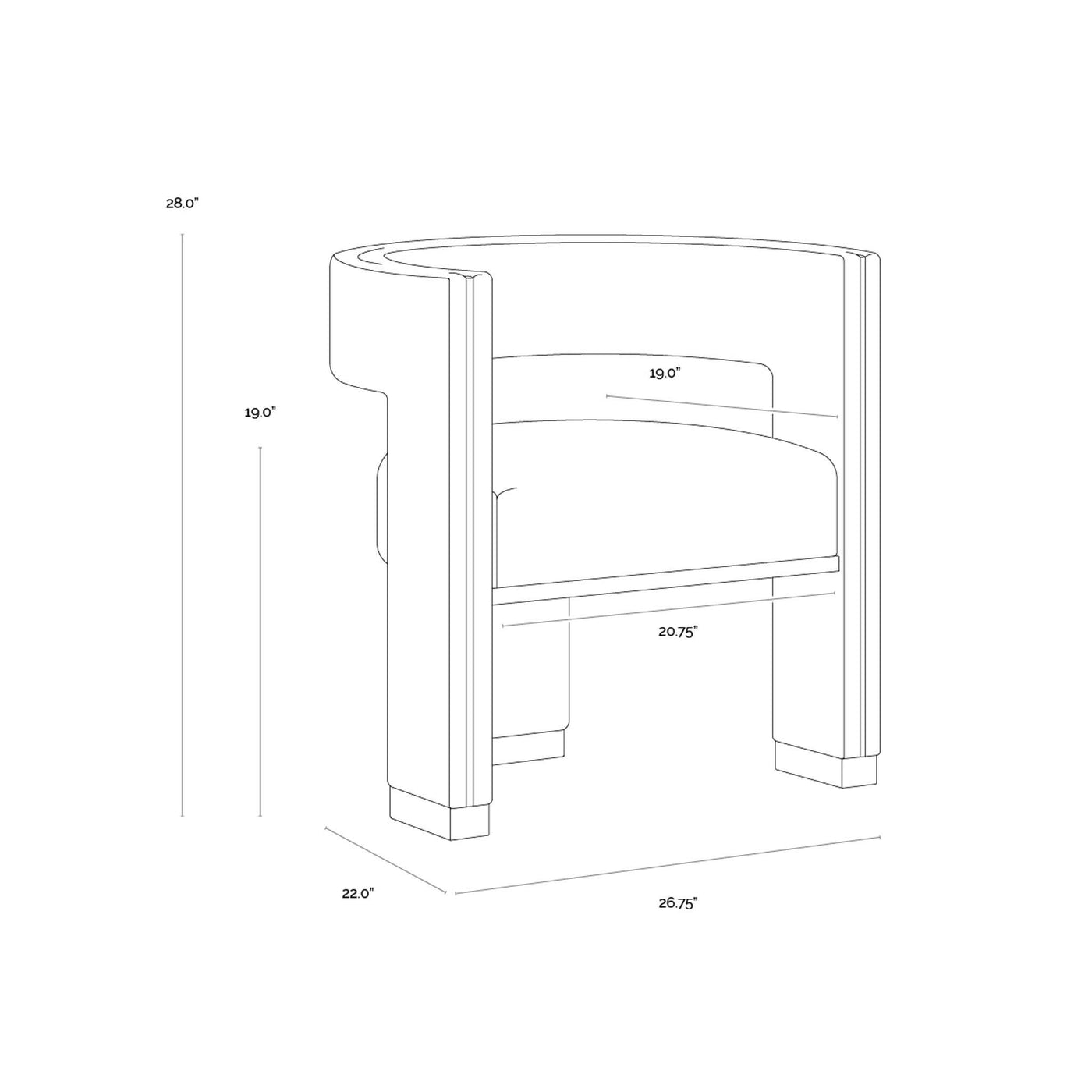 Adamina Dining Armchair