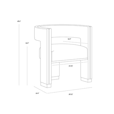 ADAMINA DINING ARMCHAIR