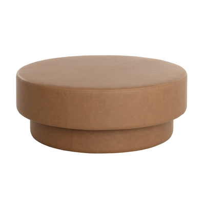 Arlo Ottoman - Milliken Cognac