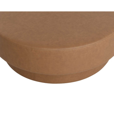 Arlo Ottoman - Milliken Cognac