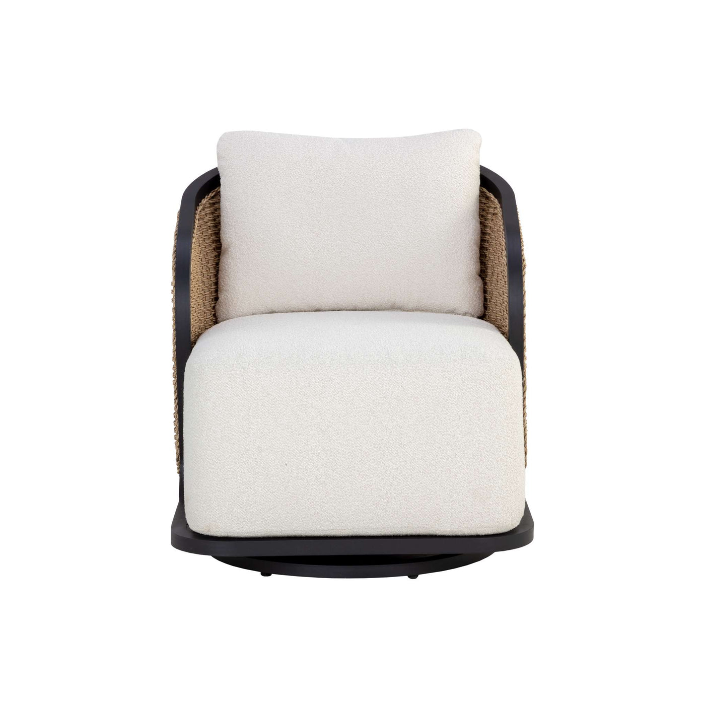 Bora Swivel Armchair - Louis Cream