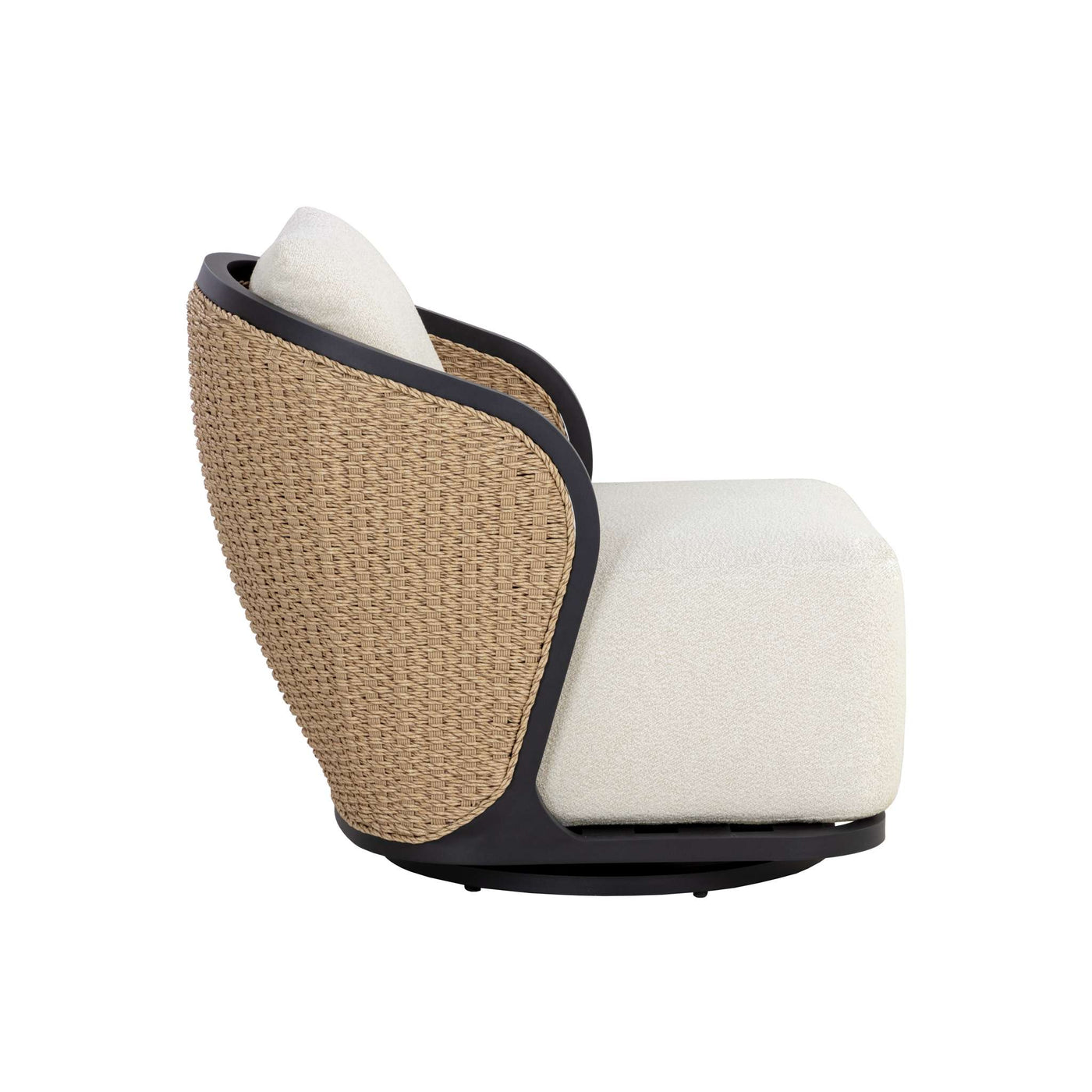 BORA SWIVEL ARMCHAIR - LOUIS CREAM