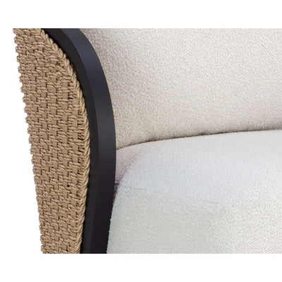 BORA SWIVEL ARMCHAIR - LOUIS CREAM