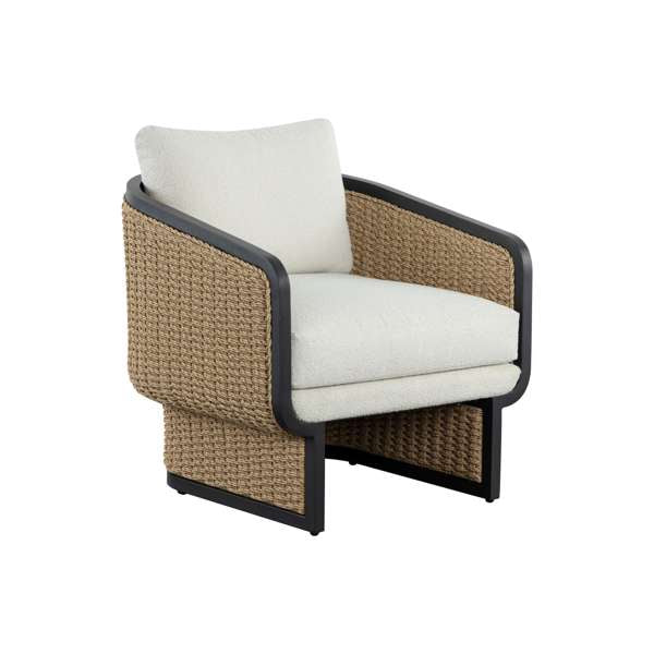 OLBIA LOUNGE CHAIR - LOUIS CREAM