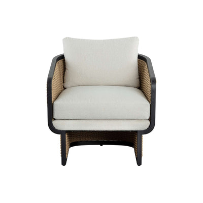 OLBIA LOUNGE CHAIR - LOUIS CREAM