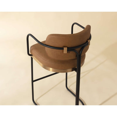 JALEN COUNTER STOOL - MILLIKEN COGNAC