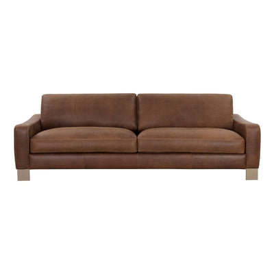 RAFAEL SOFA - LUCIA TOBACCO LEATHER