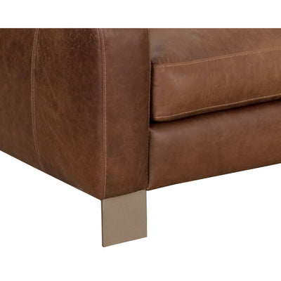 RAFAEL SOFA - LUCIA TOBACCO LEATHER