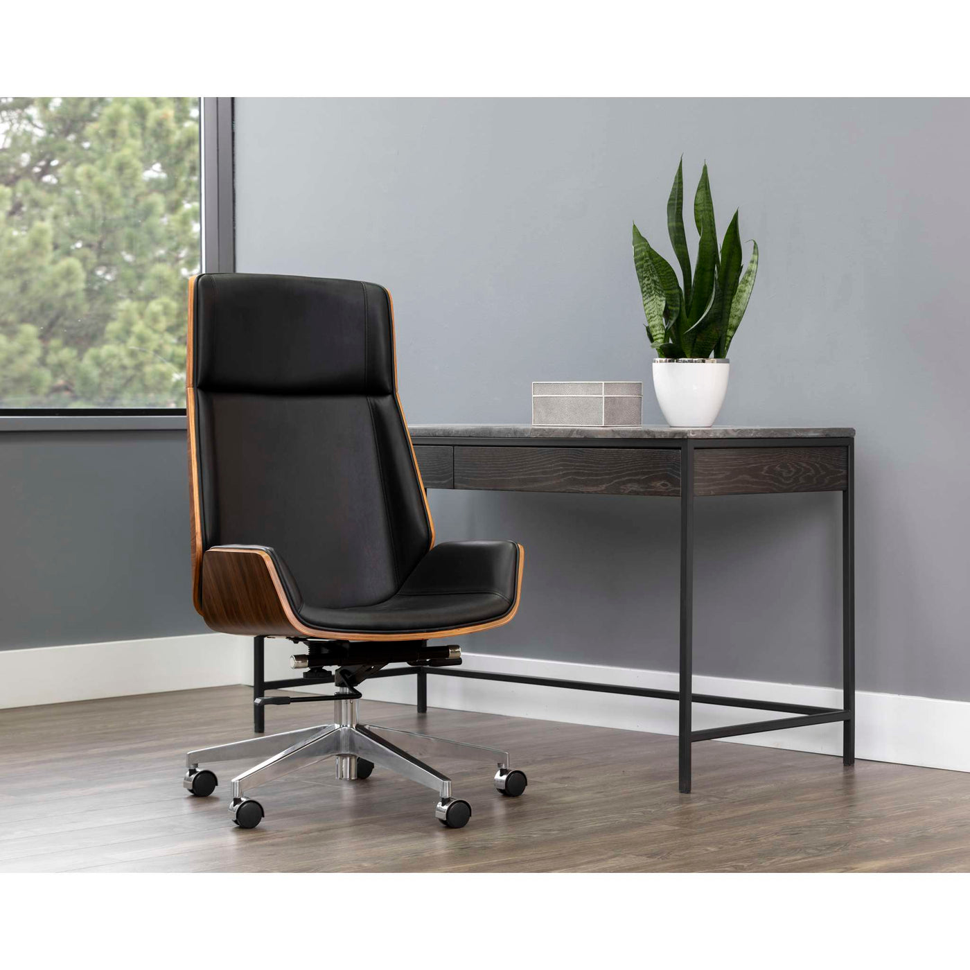 RHETT OFFICE CHAIR - DILLON BLACK