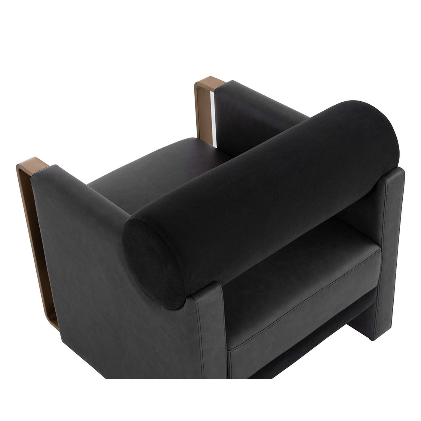 EDGAR LOUNGE CHAIR - BRAVO BLACK / ABBINGTON BLACK