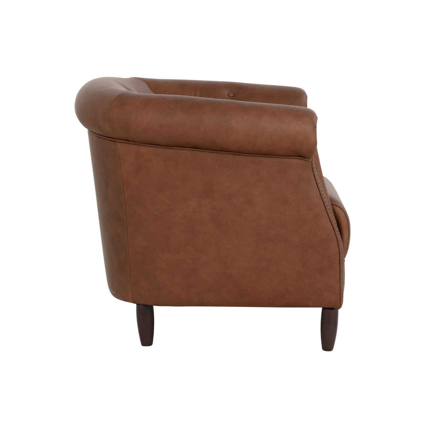 Marjorie Lounge Chair - Cognac Leather