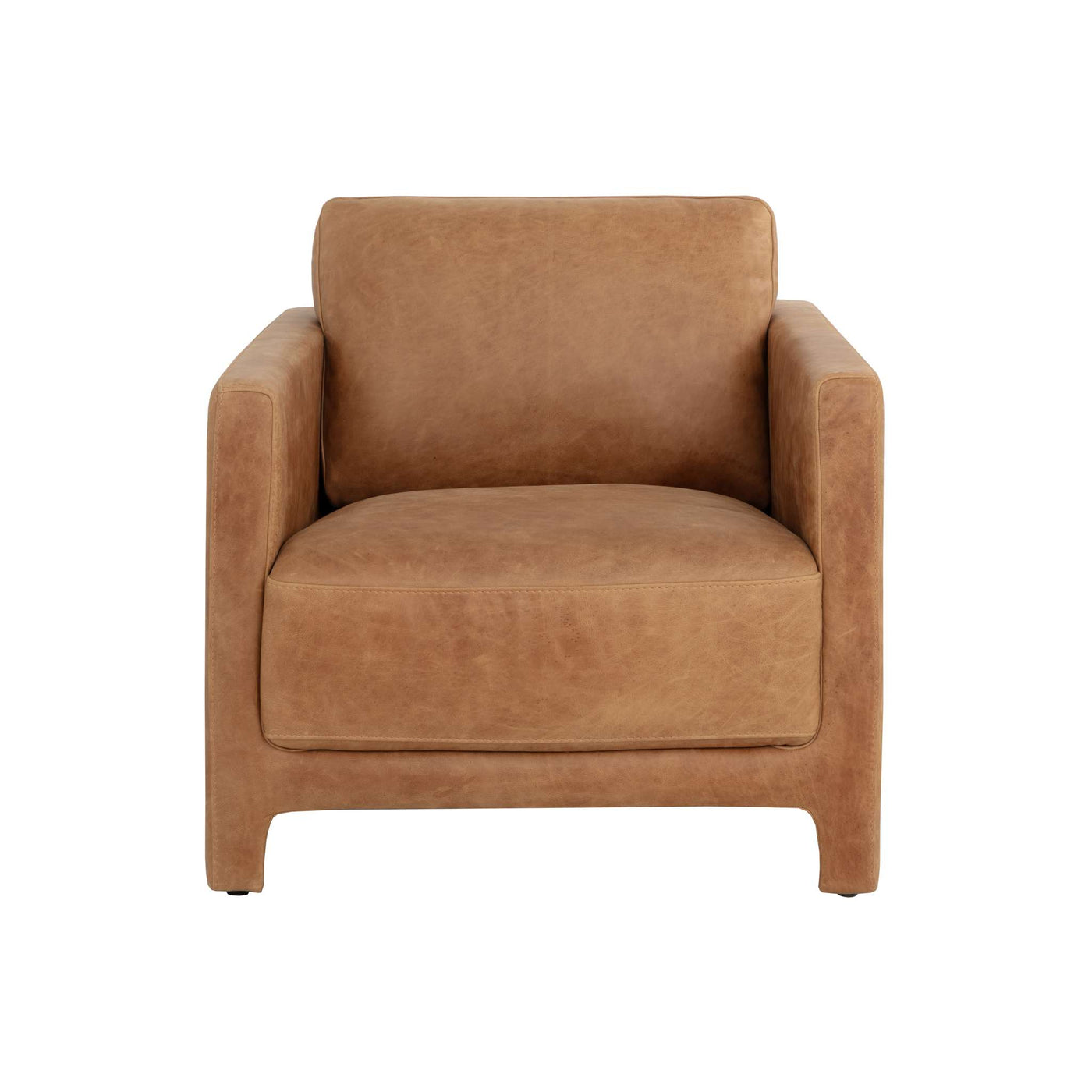 Rodney Lounge Chair - Camel Leather