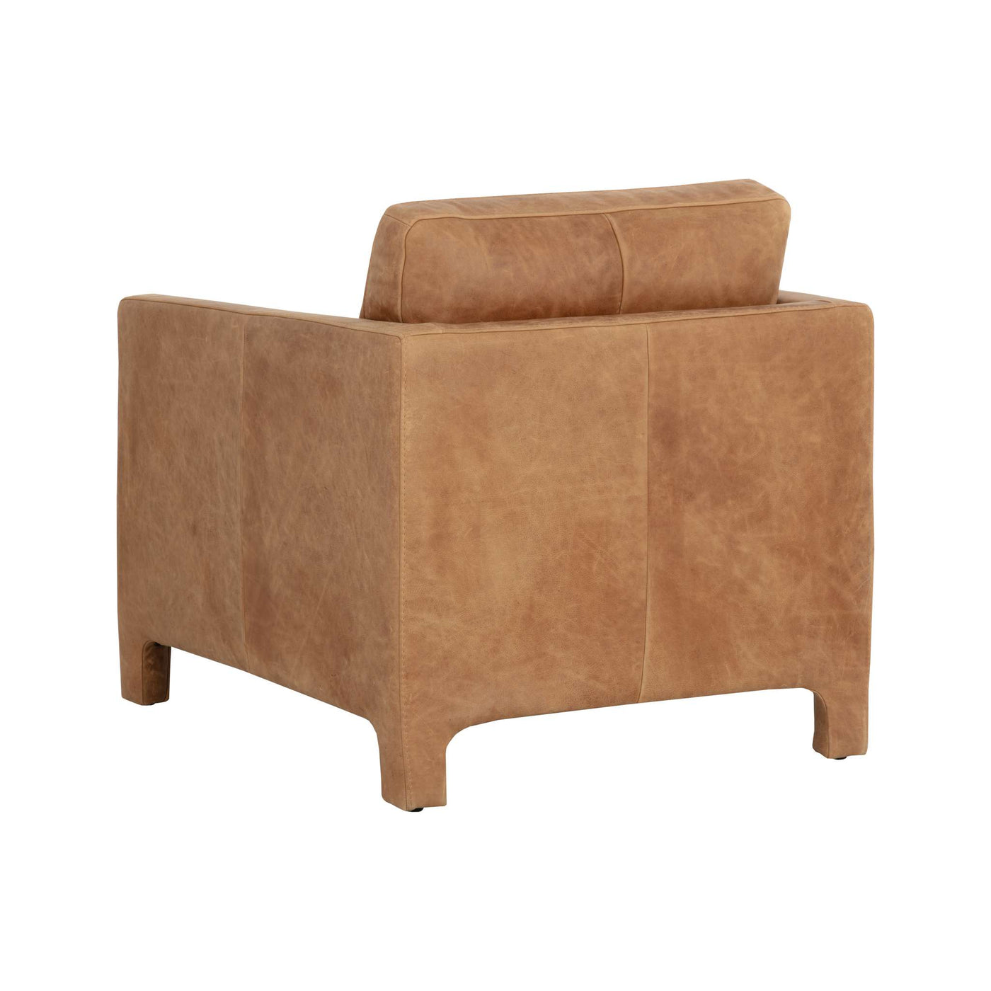 Rodney Lounge Chair - Camel Leather