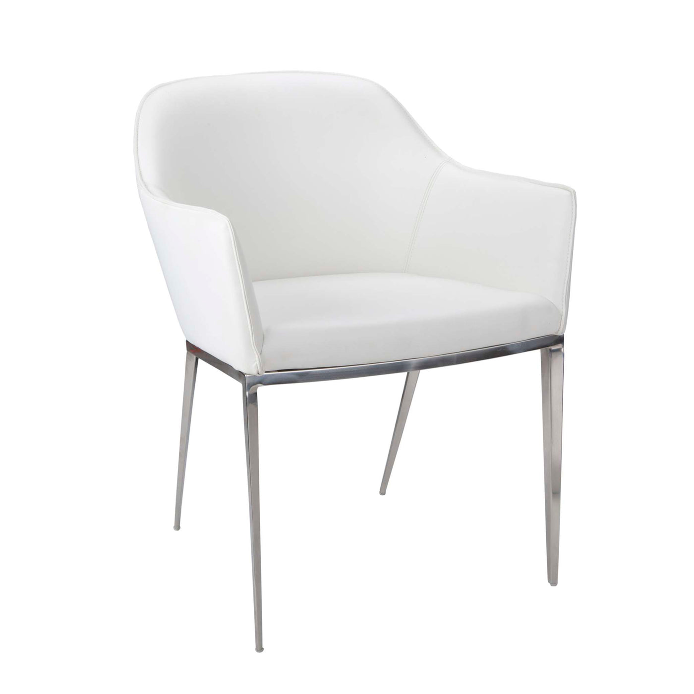 STANIS DINING ARMCHAIR - WHITE