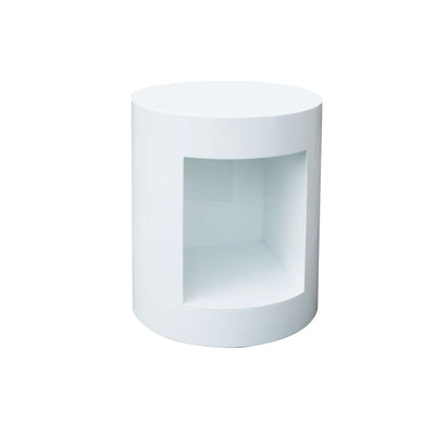 Beacon End Table - High Gloss White