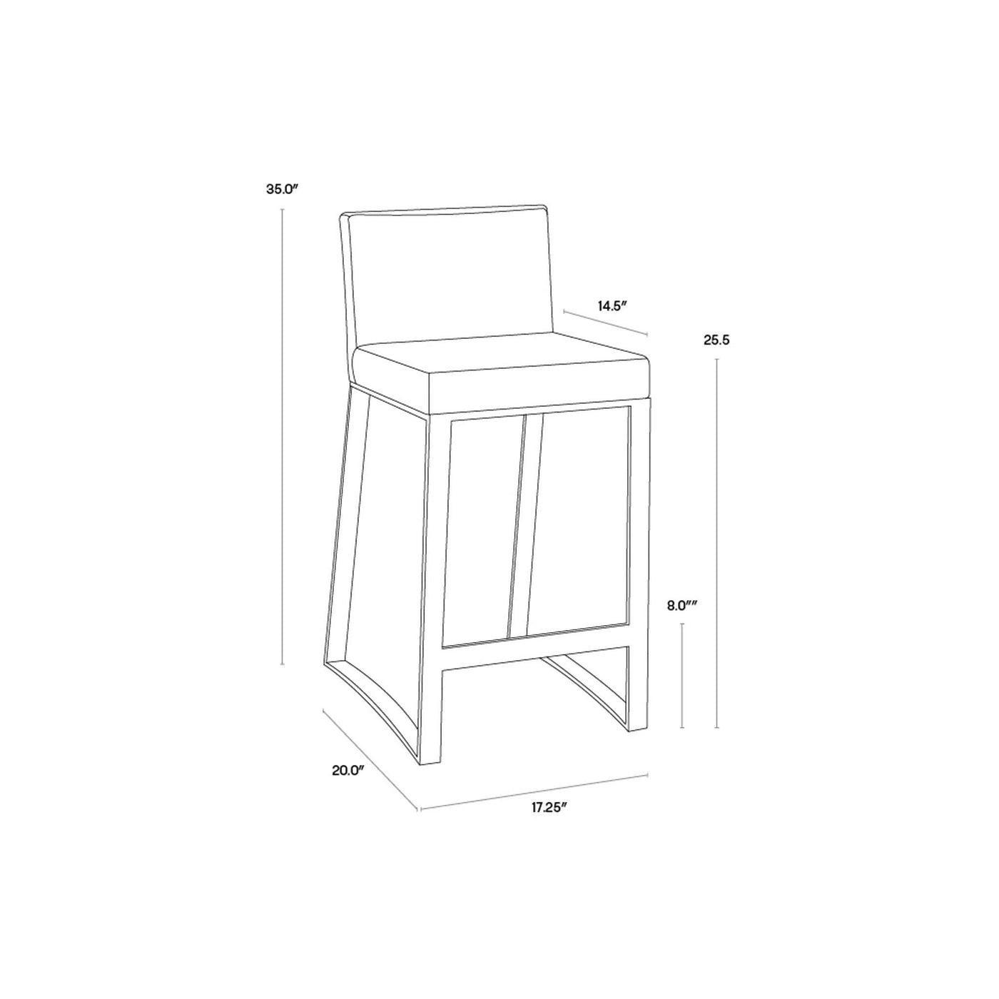 Architect Counter Stool