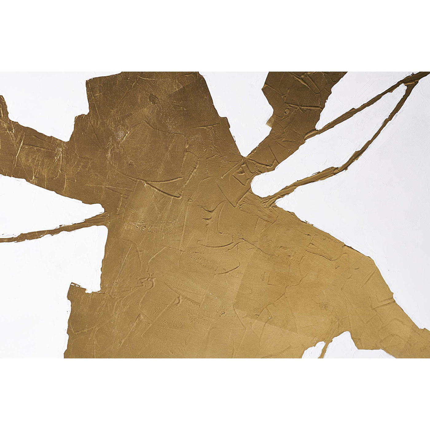 Fractured Fix - 40" X 60" - Gold Floater Frame