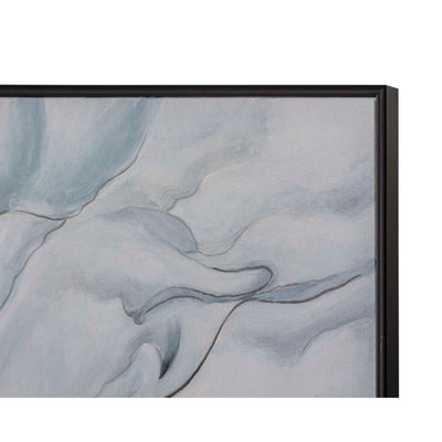 Glacial Rock - 48" X 72" - Black Floater Frame