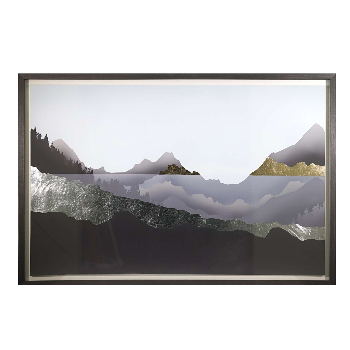 Great Exploration -  60" X 40" - Charcoal Frame