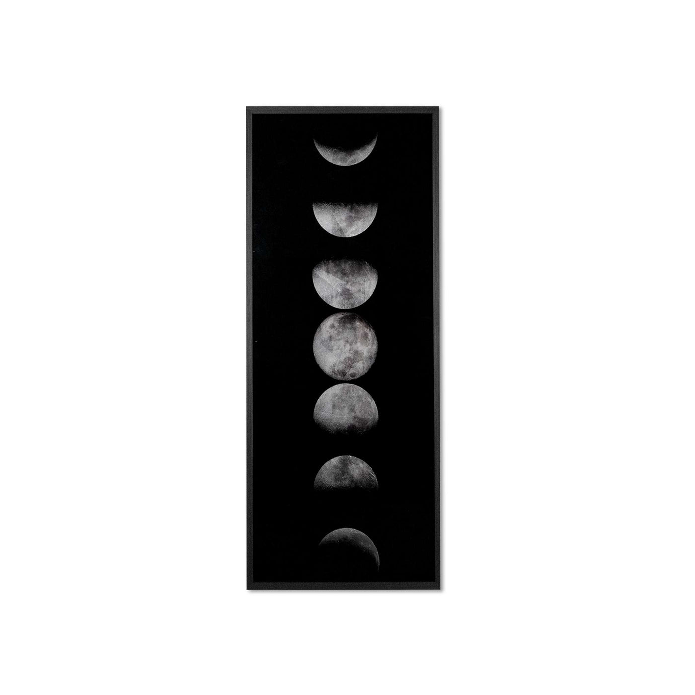 MOON PHASES - 72" X 30" - CHARCOAL FRAME