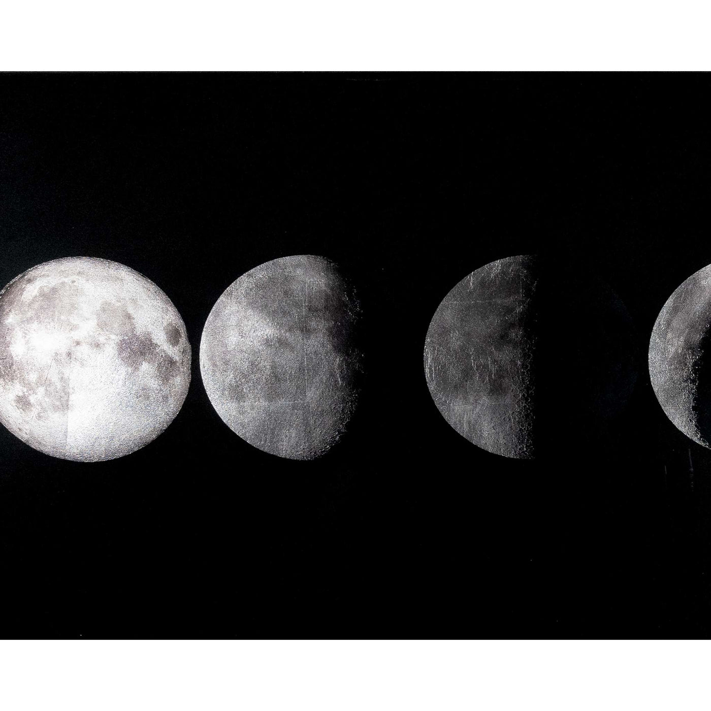 MOON PHASES - 72" X 30" - CHARCOAL FRAME