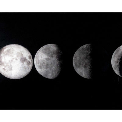 MOON PHASES - 72" X 30" - CHARCOAL FRAME