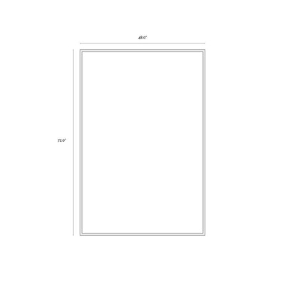 COLONIAL REVIVAL - 48" X 72" - BLACK FLOATER FRAME