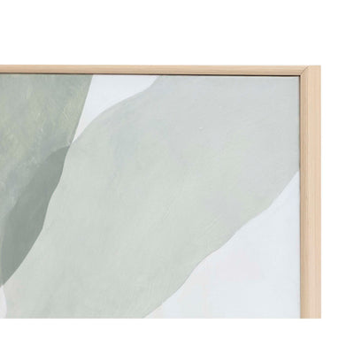 Calm Reflection (Set Of 2) - 40" X 50" - Natural Floater Frame