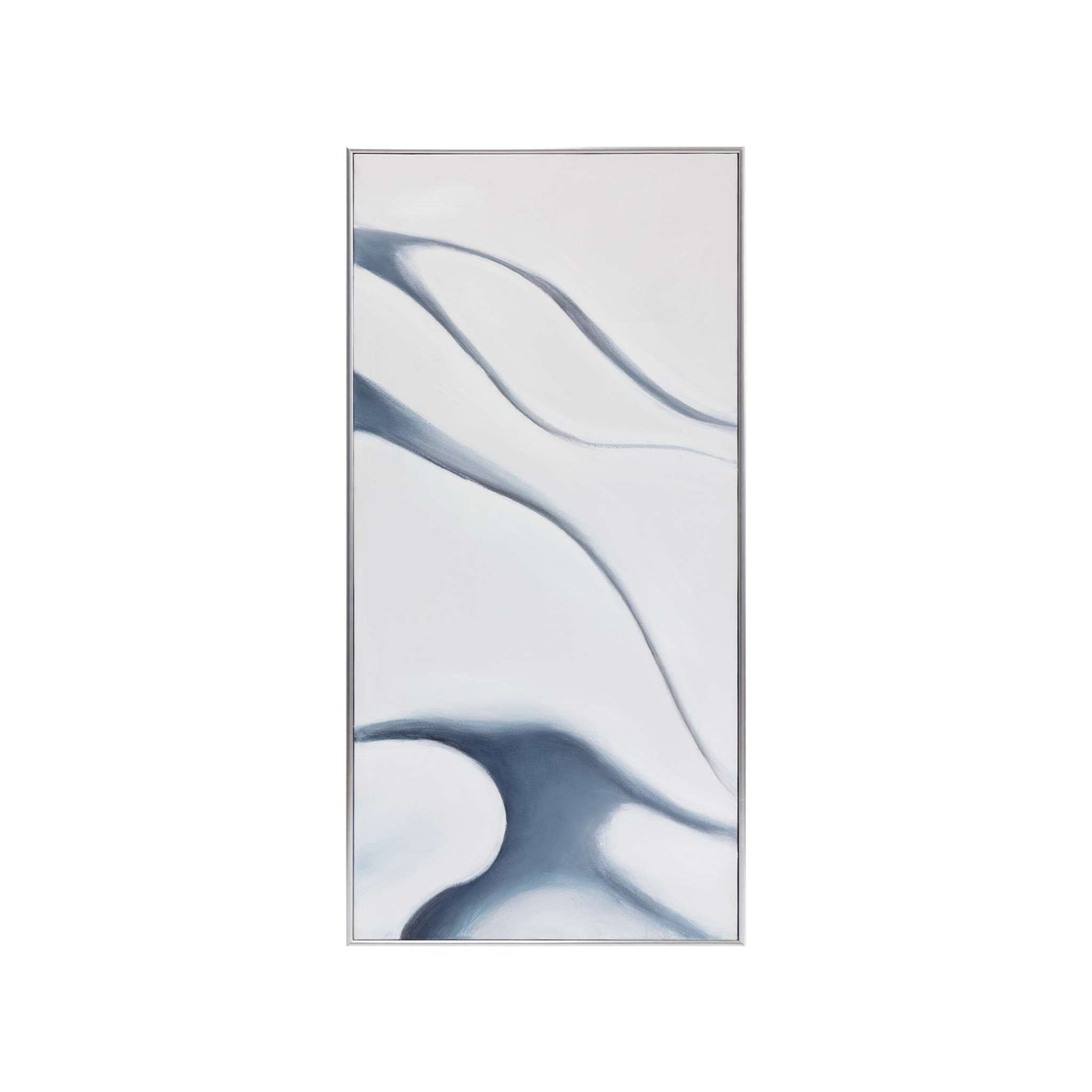 MEDITATION (SET OF 3) - 30" X 60" - SILVER FLOATER FRAME