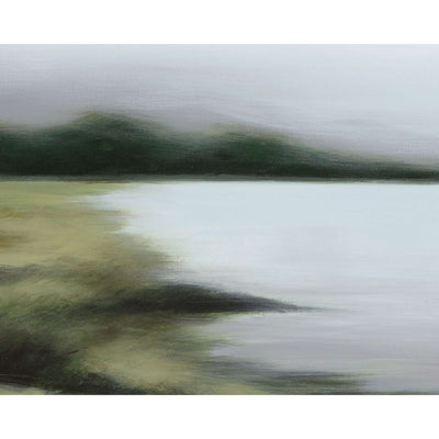 Lakeside Views (Set Of 2) - 36" X 48" - Black Floater Frame