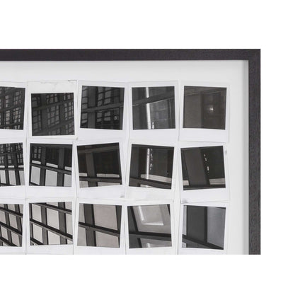 Picture In Polaroids - 50" X 35" - Black Frame