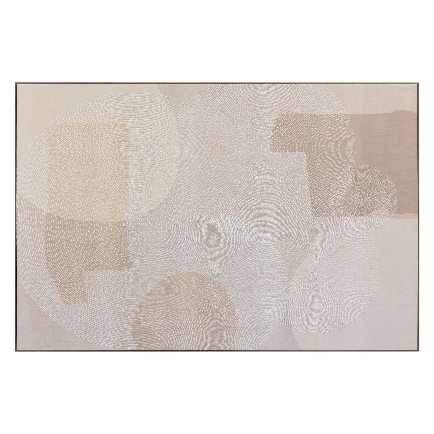 Smooth Operator - 72" X 48" - Light Brown Floater Frame