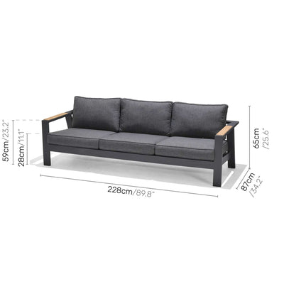 Amazonia Luxem  3 Seater Sofa