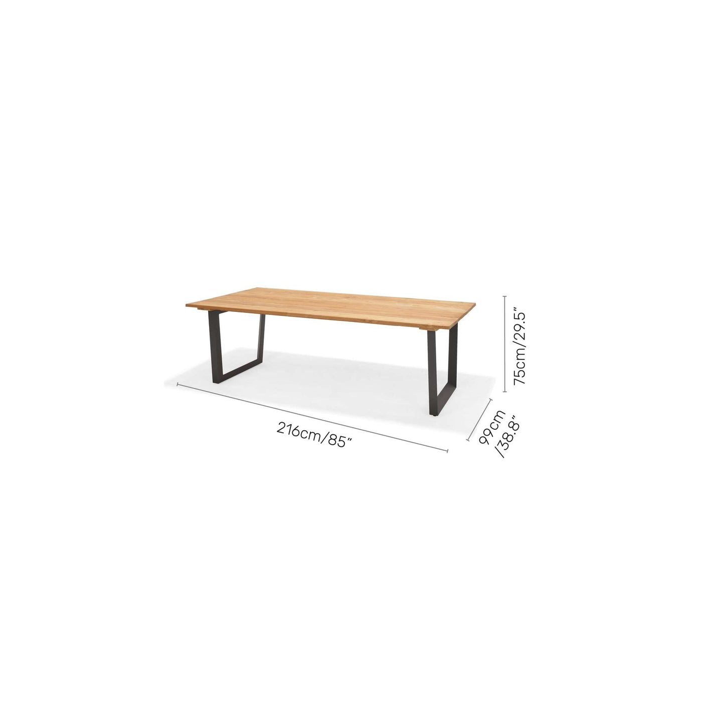 Amazonia Luxem Rectangular Patio Dining Table