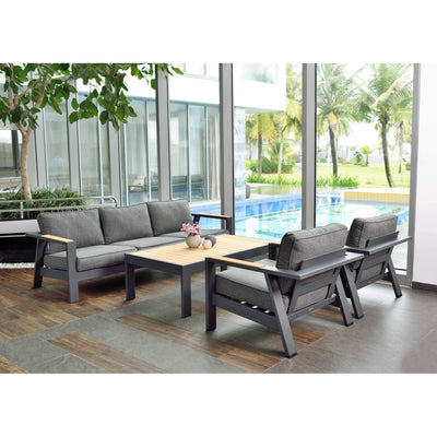 Amazonia Luxem 5 Seater Seating Set