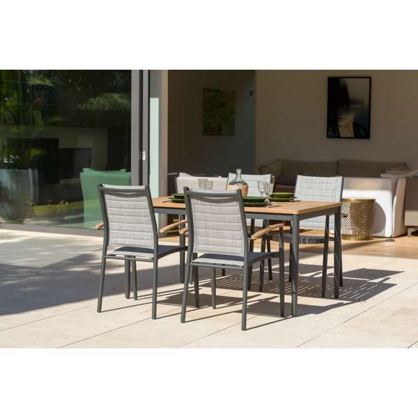 Amazonia Mate 5 Pieces Rectangular Dining Set