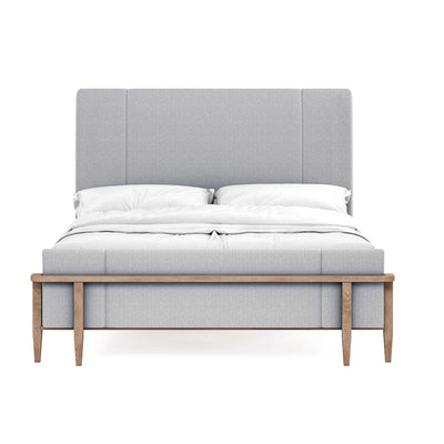 Post Upholstered Panel Bed