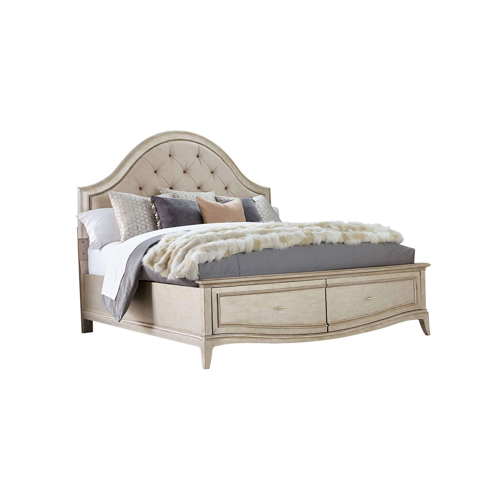 Starlite  Upholstered Panel Bed With Storage