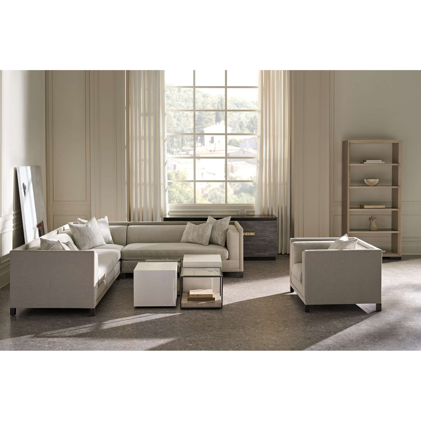 Tuxedo Sofa & Sectionals (Grey)