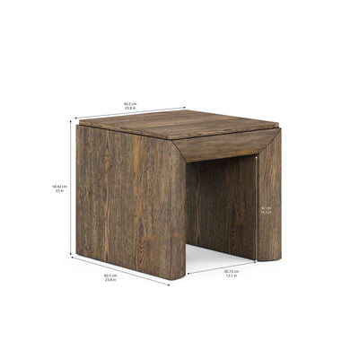 Stockyard Square End Table