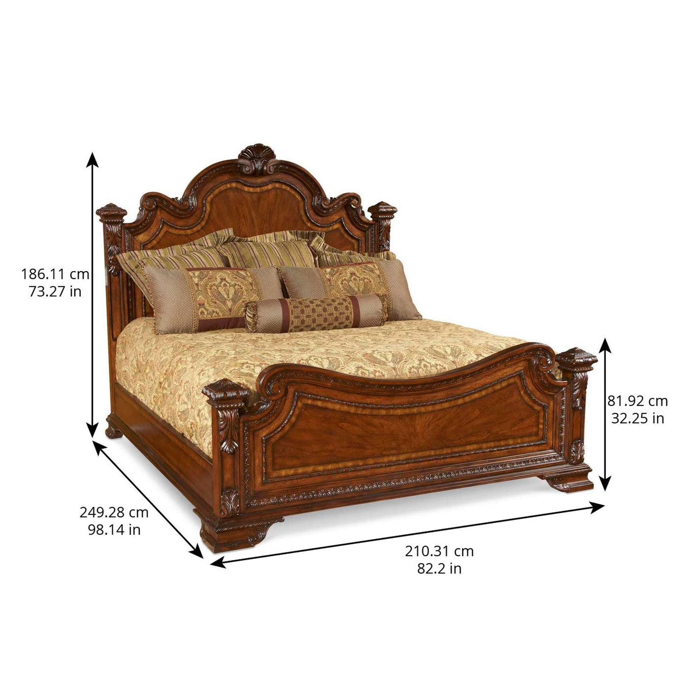 Old World California Estate Bed