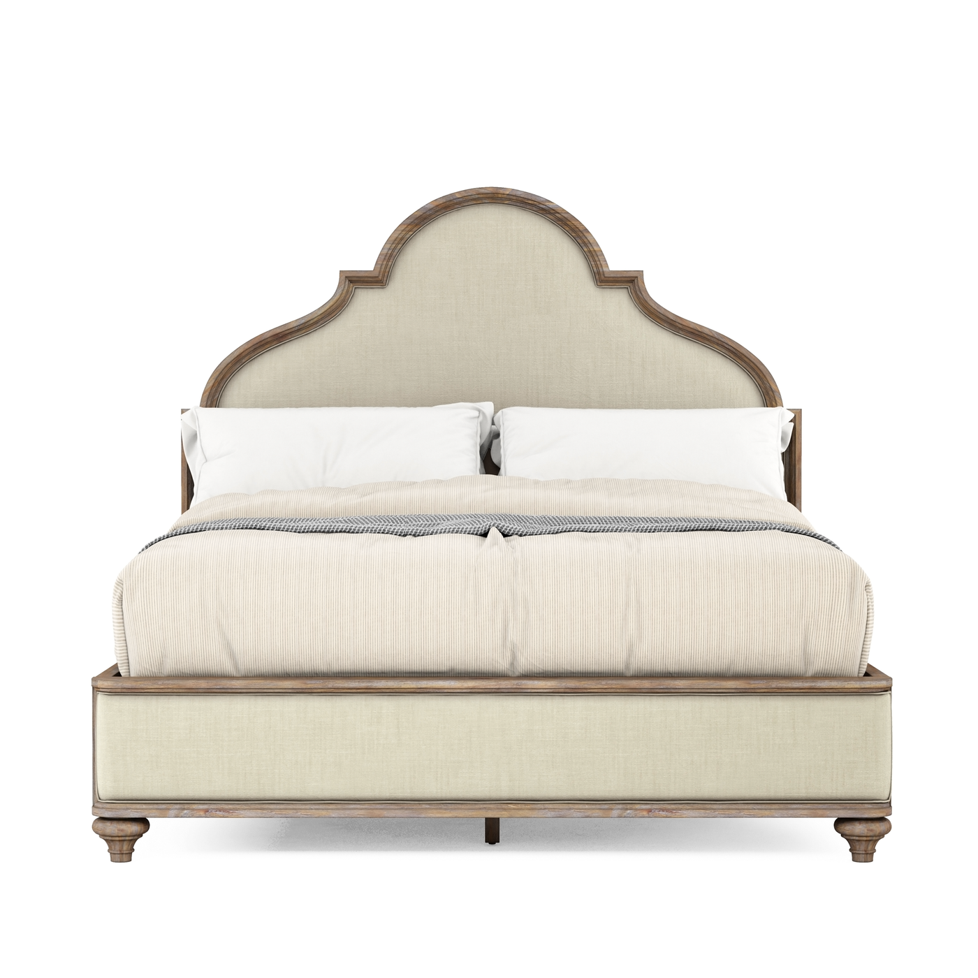 Architrave Upholstered  Panel Bed