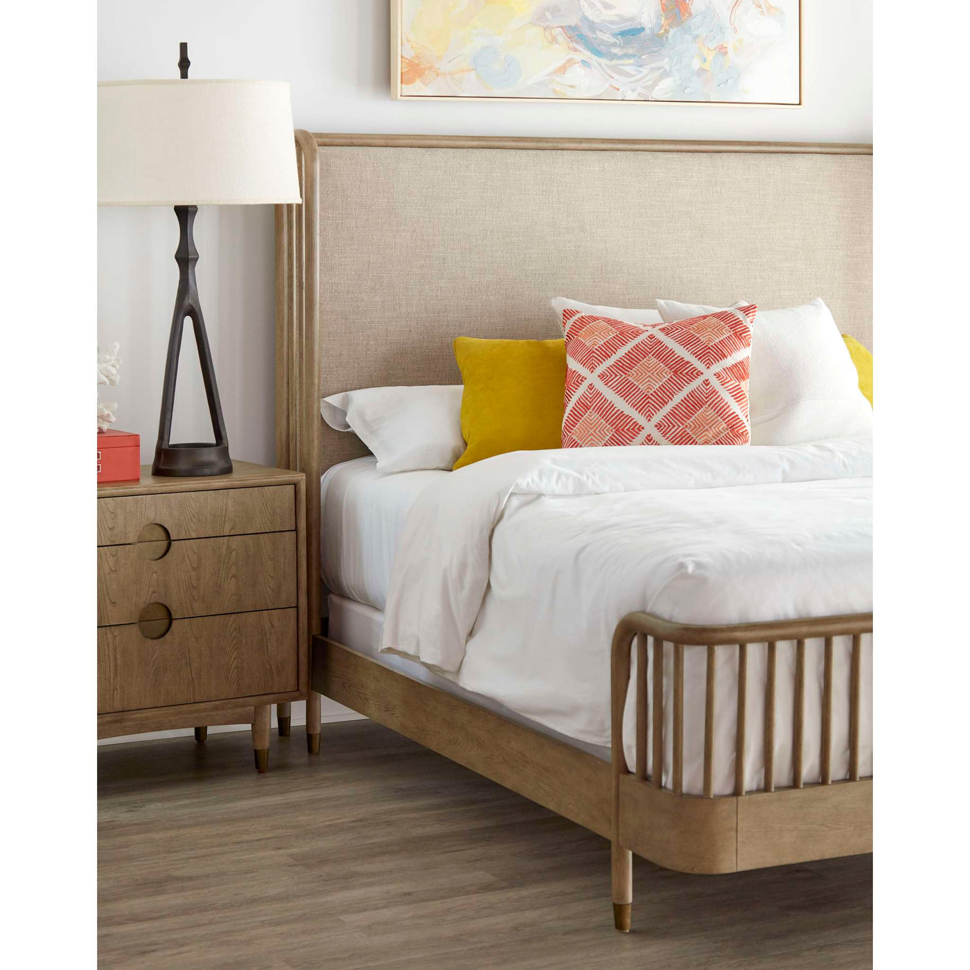 Finn Upholstered Shelter Bed