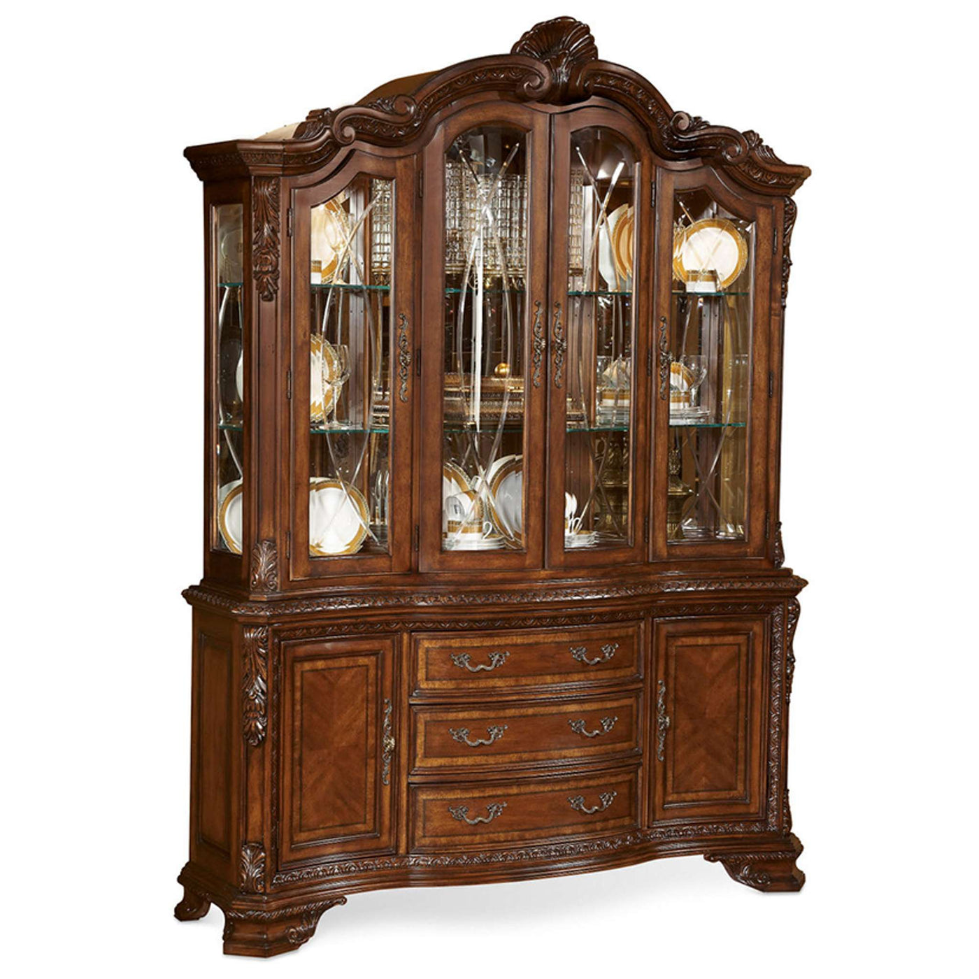 Old World China Cabinet