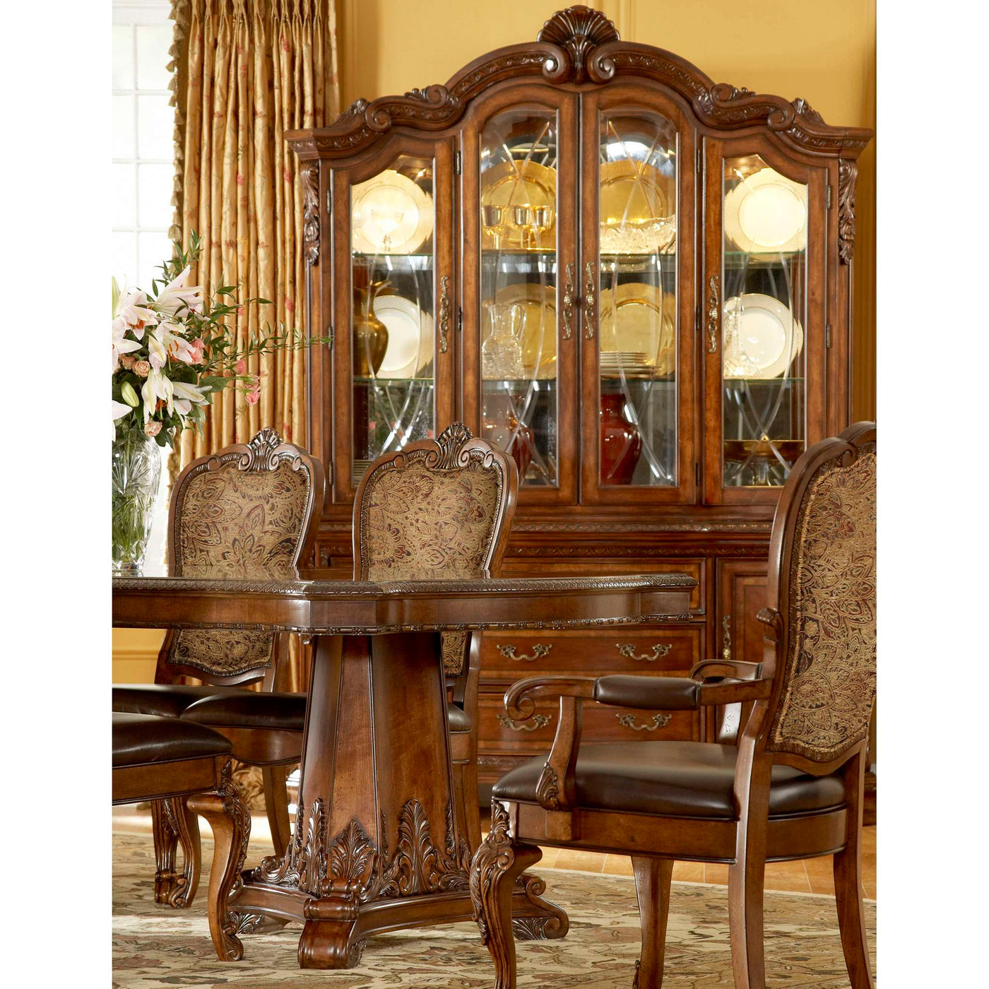 Old World China Cabinet