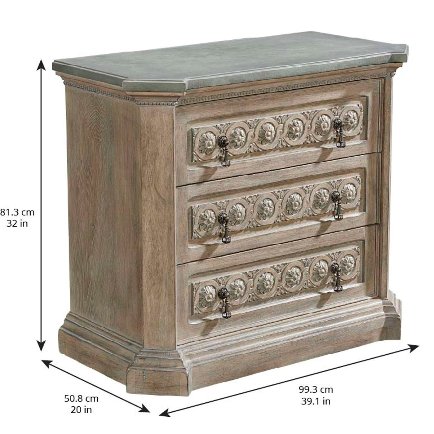 Arch Salvage Gabriel Bedside Chest