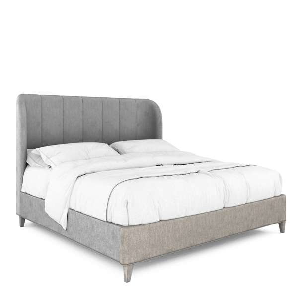 Vault King / Cal-King Upholstered Shelter Bed Footboard